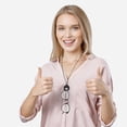 thumbnail image 4 of SHOWERORO Sangle de Lunettes pour Femmes Longueur Réglable Porte-Lunettes Noir PU Lot de 1, 4 of 8