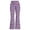 AB3 Purple, variant on Tisuna Little Girls Flare Pants Butterfly Print Elastic Waist Flare Leg Trousers Fashion Breathable Youth Girls All Season Party Play Street Wear Hot Pink Size 5-6 Years