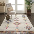 thumbnail image 6 of Nourison Moroccan Casbah Tribal Cream/Grey 3'11" x 6' Area Rug, (4x6), 6 of 8