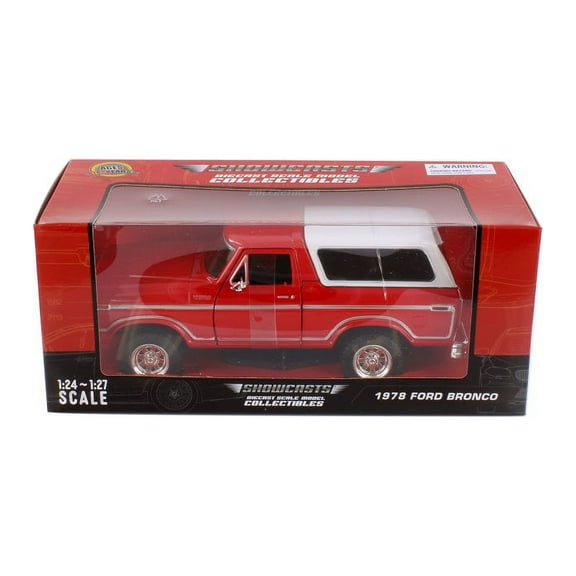 1978 Ford Bronco, Red - Showcasts 71373WR - 1/24 Scale Diecast Model Car