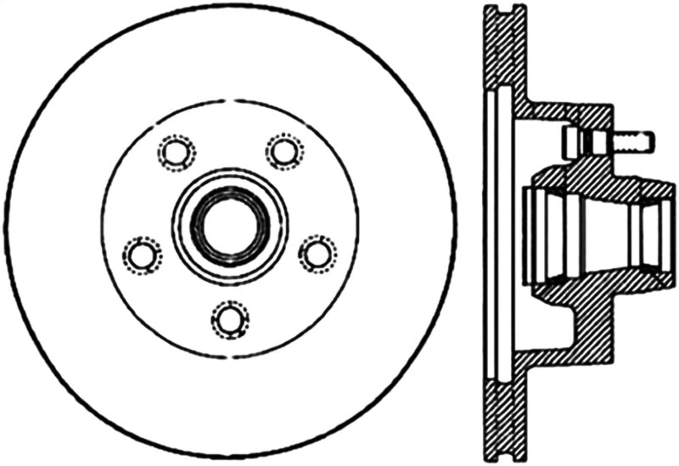 CENTRIC PARTS - SLOTTED-DRILLED