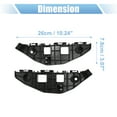 thumbnail image 3 of 1 Pair Left and Right Side Front Bumper Mounting Support Bracket 525350E023 for lexus RX350 2010-2012, 3 of 6