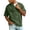 437#Army Green, variant on Mens Henley Shirts Short Sleeve Acid Wash Tshirt Vintage Relaxed Fit Washed Distressed Shirt Summer Tops Gray 3XL
