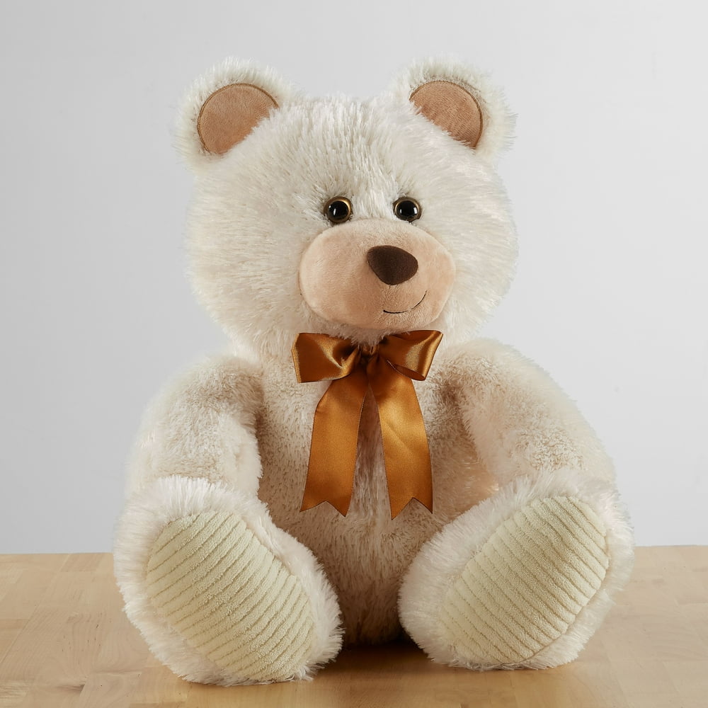 Spark Create Imagine Large Plush Teddy Bear, Beige, 15