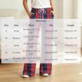 thumbnail image 4 of Tqcoqu Women's Plaid Print Wide Leg Pants, Elastic Waist Casual Lounge Sleep Long Trousers, Long Pajama Bottoms with Drawstring and Pockets,Women's S-XXL, 4 of 8