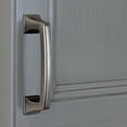 thumbnail image 2 of GlideRite 3 in. Center Classic Base Pull Cabinet Hardware Handle, Satin Pewter, Pack of 25, 2 of 5