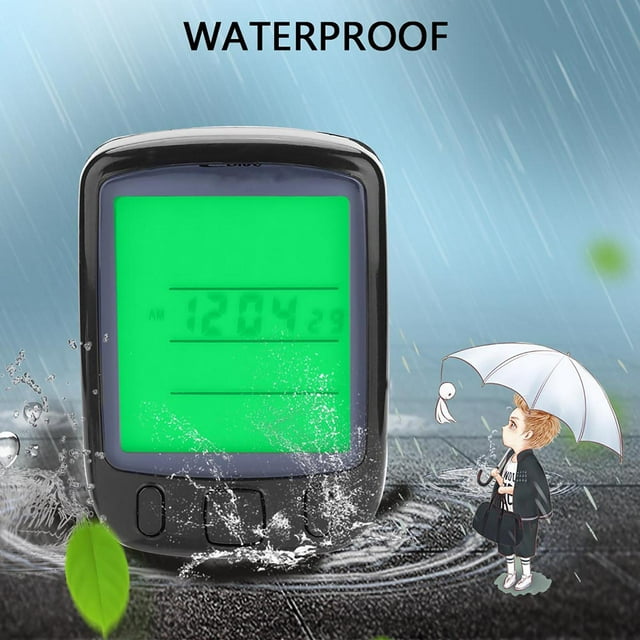 Bicycle Computer, Bike Stopwatch Waterproof Multifunction Backlight Bike Odometer For Road Bike For Mountain Bike