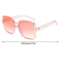thumbnail image 2 of Square Oversized Sunglasses Wide Frame Fashion Shades For Cycling Glasses With Lightweight Design, 2 of 2