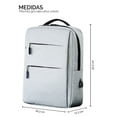 thumbnail image 4 of Set de 2 Mochilas Color gris ejecutiva unisex ideal para laptop PERFECT SPACE, 4 of 5