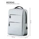 thumbnail image 4 of Set de 2 Mochilas Color gris ejecutiva unisex ideal para laptop PERFECT SPACE, 4 of 5