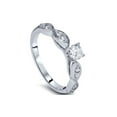 thumbnail image 2 of 1/2ct Vintage Diamond Engagement Ring 14K White Gold, 2 of 3