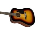 thumbnail image 6 of Fender CD-60 Dreadnought Acoustic Guitar - Sunburst w/ Hard Case, 6 of 7