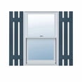 thumbnail image 6 of 12"W x 35"H Lifetime Vinyl, Standard Three Board Spaced, Board-n-Batten Shutters, w/Installation Shutter-Lok's & Matching Screws (Per Pair), Midnight Green, 6 of 8
