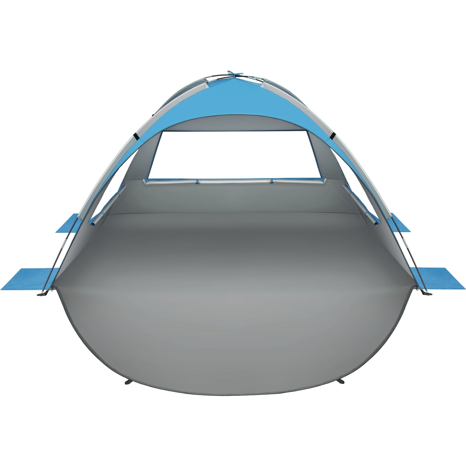 Oileus Beach Tent Pop Up Tents Sun Shade 23 Person, Sun Shelter With