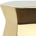 thumbnail image 2 of Safavieh Modern Backless Indoor/Outdoor Patio Stool, Gold, 2 of 5