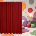 thumbnail image 2 of Erosebridal Abstract Line Art Shower Curtain 72Wx84L,Aesthetic Striped Bathroom Shower Curtain, 2 of 5