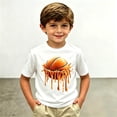 thumbnail image 1 of Chandail Garçon Col Rond Manches Courtes Chandails Garçon T-Shirt Tout-Petit Garçons 8-9 Ans Chandails, 1 of 3