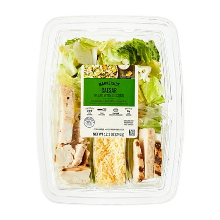 Marketside Caesar Salad with Chicken, 12.1 oz Tray (Fresh)