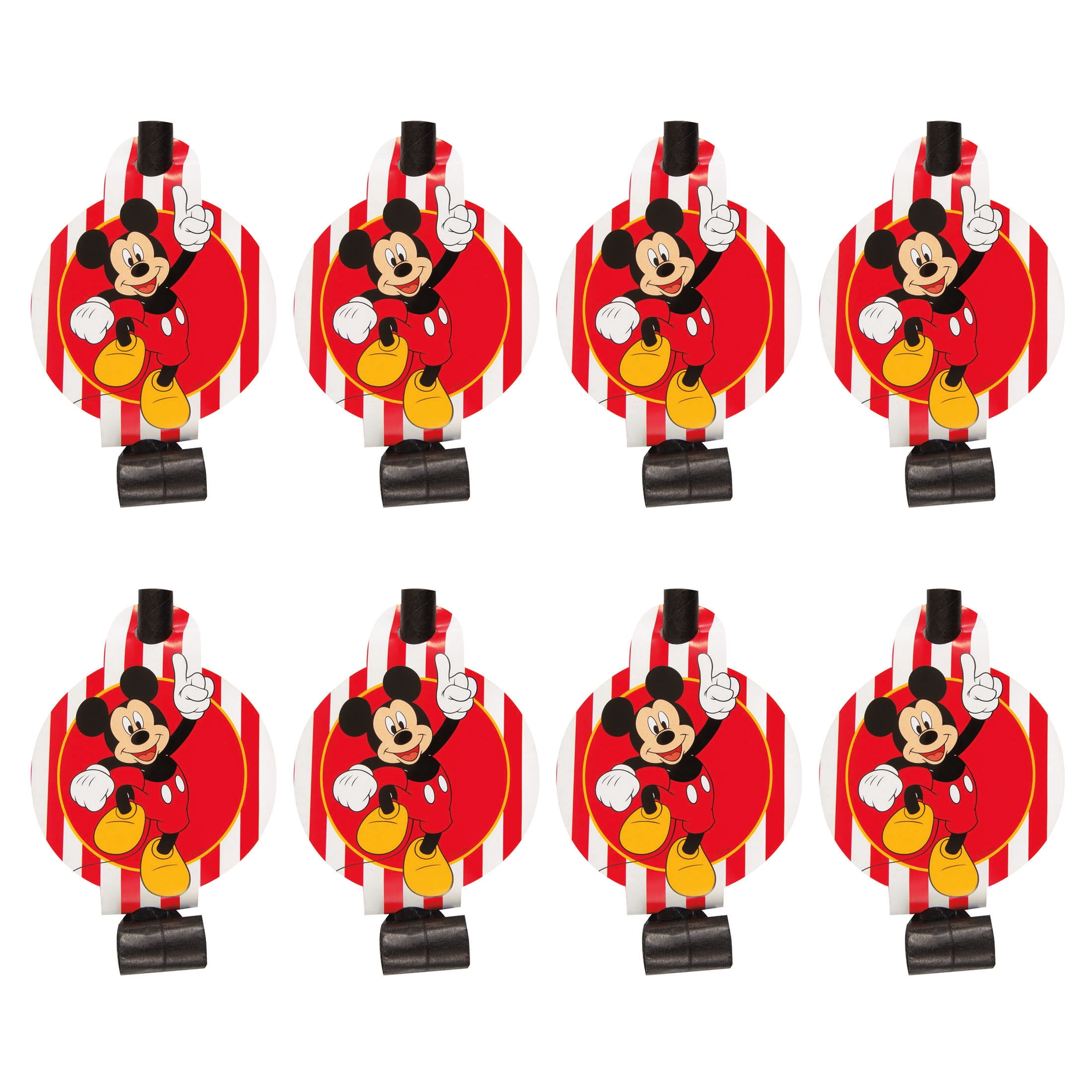 Mickey Mouse Kid-Friendly Birthday Party Supply Sets, Multicolor, 8 Count