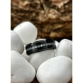 thumbnail image 6 of Metal Masters Black Titanium Mens Eternity Wedding Band Ring Cubic Zirconia Cz Comfort-Fit 8mm, 6 of 8