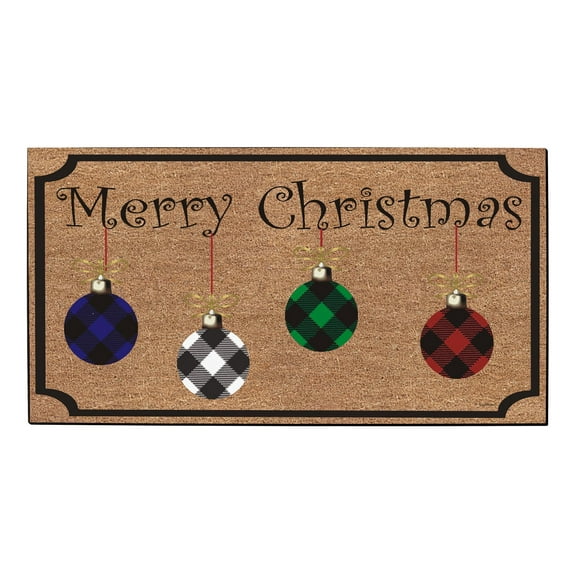 ThisWear Christmas Decorations Merry Christmas Ornament Welcome Mat Decor for Christmas Party Doormat Multi