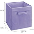 thumbnail image 2 of Closetmaid Multi-Purpose Fabric Storage Drawer, Purple, 11.00"H x 10.50"W x 10.50"D, 2 of 4
