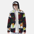 thumbnail image 3 of Pofeuu Merry Christmas Elk Print Sun Protection Outdoor Lightweight Full Zip UV Cooling Hoodie Long Sleeve Summer Clothing for Outdoor Hiking-XX-Large, 3 of 5