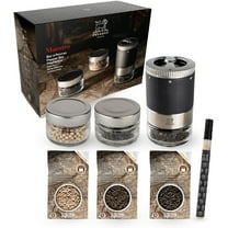 Peugeot Maestro Pepper Mill with 3 Pepper Varieties Gift Set