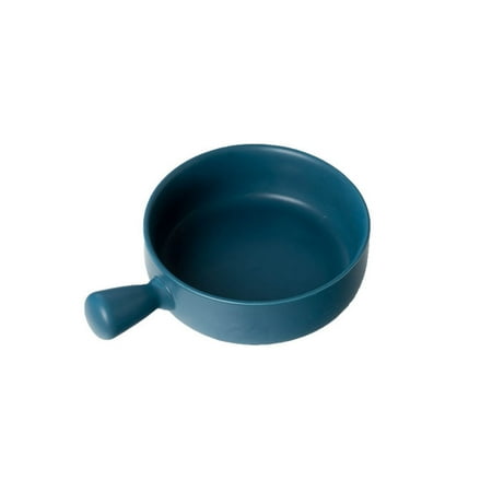 

wrea Ceramic Salad Bowl Handled Solid Color Adorable Washable Reusable Cute Home Breakfast Lunch Dinner Soup Fruit Bowls