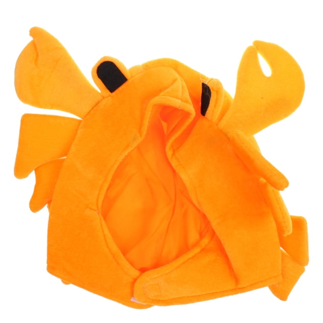 Sombrero Divertido en Cangrejo Naranja Vestido Fiesta Traje de Disfraces para Adultos o Niños Sunnimix Sombrero de Cosplay de fantasía de cangrejo