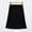 Black, variant on Qingpeng Girls Elastic High Waist Cotton Maxi Skirt Cute Print A-Line Pleated Long Skirts