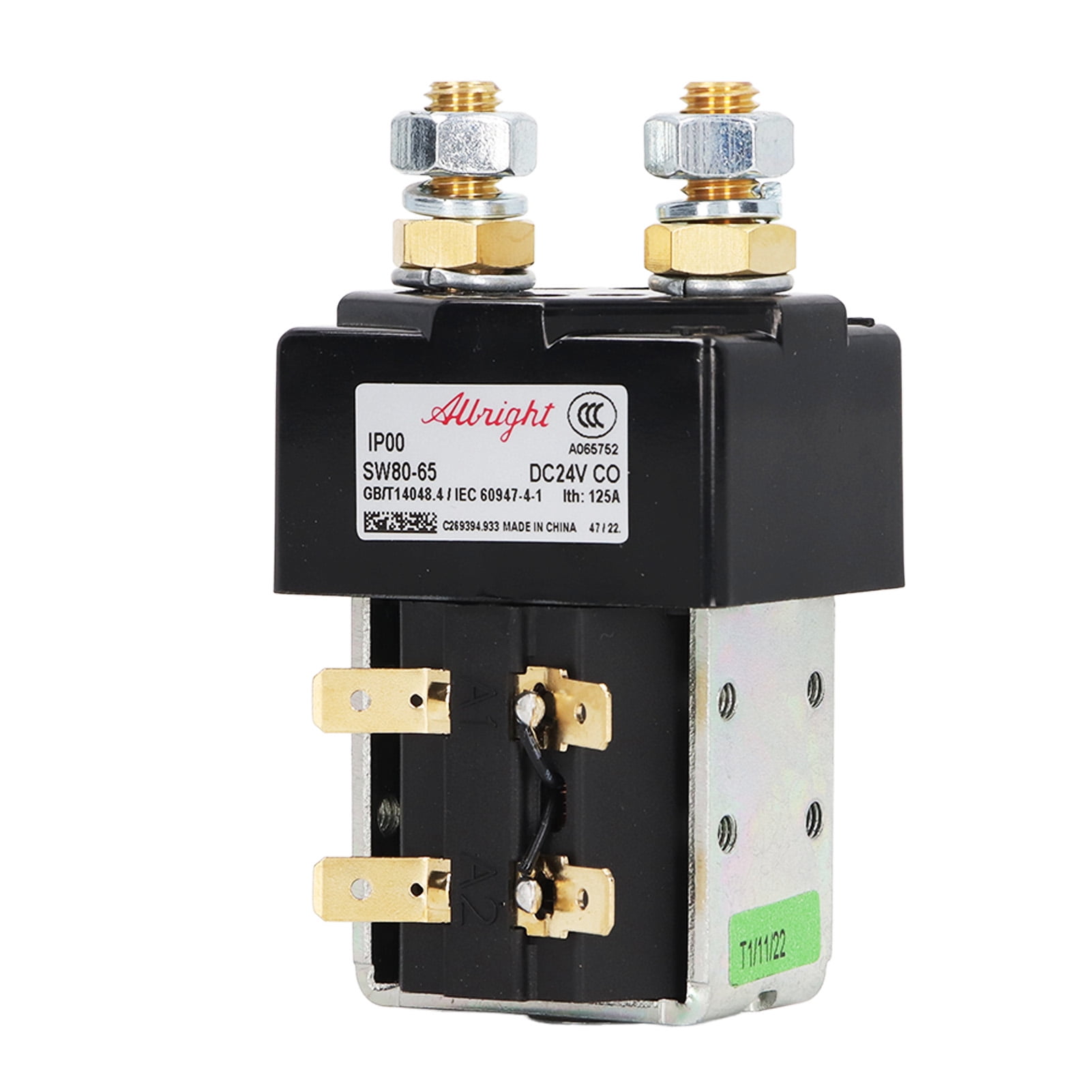 Contactor SW80B-156 De Albright De 48 V Y 125 A Para Carretilla Elevadora Con Controlador ZAPI De Curtis
