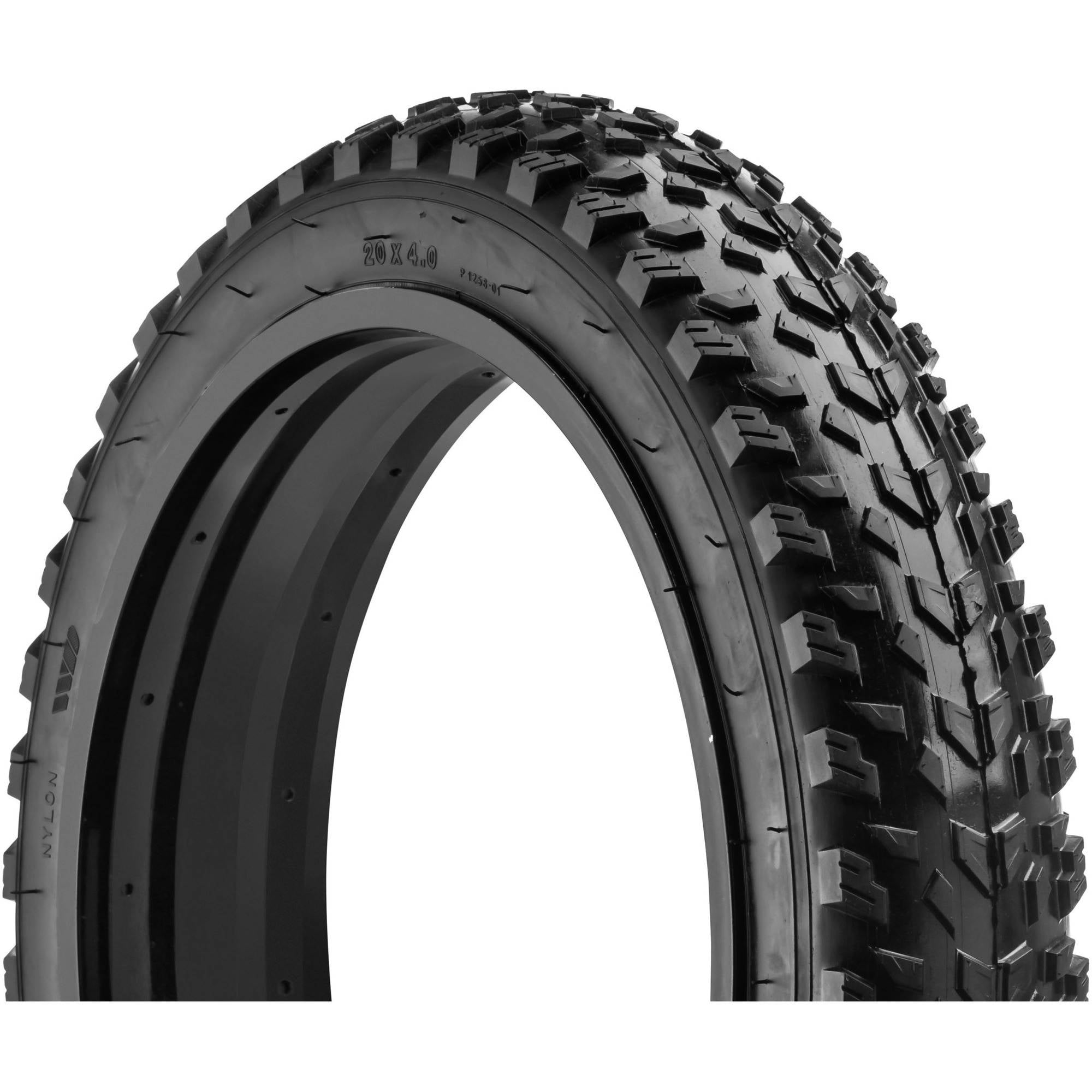 Mongoose Fat Bicycle Tire, 20" x 4", Black - Walmart.com - Walmart.com