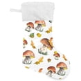 thumbnail image 5 of SKYSONIC Mushroom Christmas Stocking Personalized Large Candy Stocking Hanging Gift Xmas Stockings Decoration for Family Holiday Party Ornaments Decor Fireplace, 5 of 7