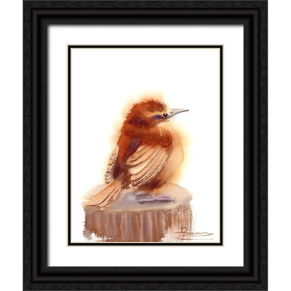 Shefranov, Olga 25x32 Black Ornate Wood Framed with Double Matting Museum Art Print Titled - Rusty