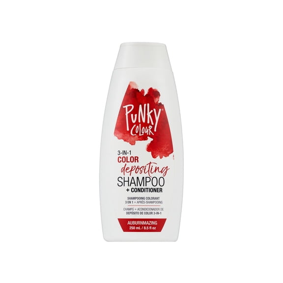 Punky Colour 3-in-1 Color Depositing Hair Cleanser & Conditioner, 8.5 fl oz. (AuburnAmazing)
