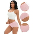 thumbnail image 3 of Unique Bargains Women's Plus Size High Waist Briefs Butt Lifter Shapewear Panties S Pink, 3 of 6