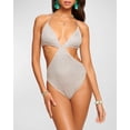 thumbnail image 4 of Ramy Brook womens  Corina One-Piece, xs, Silver, 4 of 5