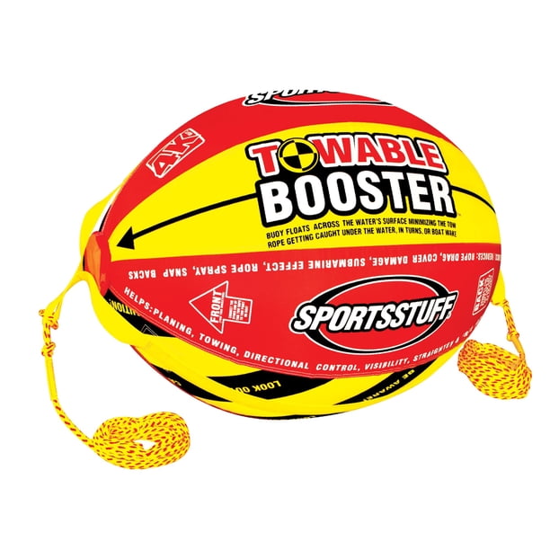 Bola de tubo remolcable SportsStuff Booster con cuerda de 60 pies, 4,100 libras