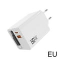 thumbnail image 1 of 80W Max GaN with Retractable Cable,3 in 1 AC Dual Port 3-Device Charging, Supports USB PD QC SCP AFC, Foldable Design, Suitable for , Phone and Laptops, 1 of 9