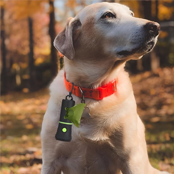 GASTROPOD Waste Bags Dispenser with Flashlight,Poop Bag Holder,Portable Pickup Device for Dog Leash