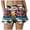 Light Yellow, variant on felwors Women's Gold Palm Tree Print Shorts Elastic Drawstring Waist Black Summer Beach Casual Shorts with Pockets (Pink, M)