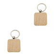 thumbnail image 4 of relayinert 1/2/3/5 Wood Key Chain Craft Blank Keyring Gift Personalized Pendant Hanging Outdoor Holder Handicraft Organizer Accessory Type 13 2PCS, 4 of 6