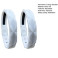 thumbnail image 7 of Opvise 2Pcs Anti Static Bracelet Adjustable Multi-Hole Improved Sleep Quality Relaxation Unisex Waterproof Silicone Energy Balance Bracelet, 7 of 7