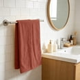 thumbnail image 2 of Microfiber Bath Hand Towels, Cosmug Soft Absorbent Towels, Daily Use Quick Dry Towels, for Bathroom Shower, Gym Workout and Travel Carry, 35 x 75 CM, Coffee, 2 of 5