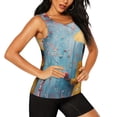 thumbnail image 2 of Lsque Woman Under Blossoming Tree Printed Workout Tank Tops for Women, Athletic Sports Tank Tops, Compression Sleeveless Dry Fit Shirts,Sleeveless Yoga Shirt-X-Large, 2 of 9