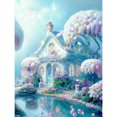 thumbnail image 1 of (A3679) Resina Serie Paisaje Casa Ensueño Color Blanco 30x40CM, 1 of 9