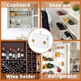 thumbnail image 5 of 8 Pieces Cabinet Lamp Switch Automatic Door Switch Contact Switch for Wardrobe Applicable to 12V 24V 110V(White), 5 of 5