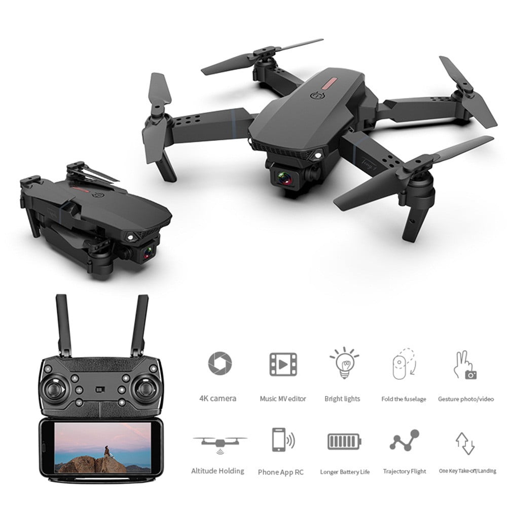 Selfie Drone Quadcopter With Foldable Arm Altitude Hold RC RTF WiFi FPV Eachine 