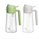 thumbnail image 1 of Dispensador de Aceite y Pulverizador de Aceite 2 en 1, Botella Dispensadora de Aceite de Vidrio de Aproximadamente 16 Oz para Cocina (2 Unidades) Verde y, 1 of 5